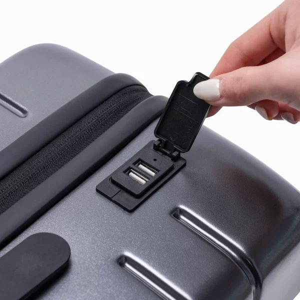 Fabric+ABS Luggage L18046